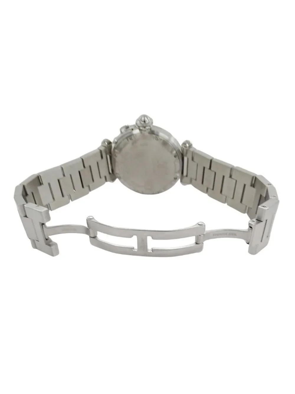 Cartier Watches Boys Pasha C Date Automatic Winding at Stainless SS M7 Silver